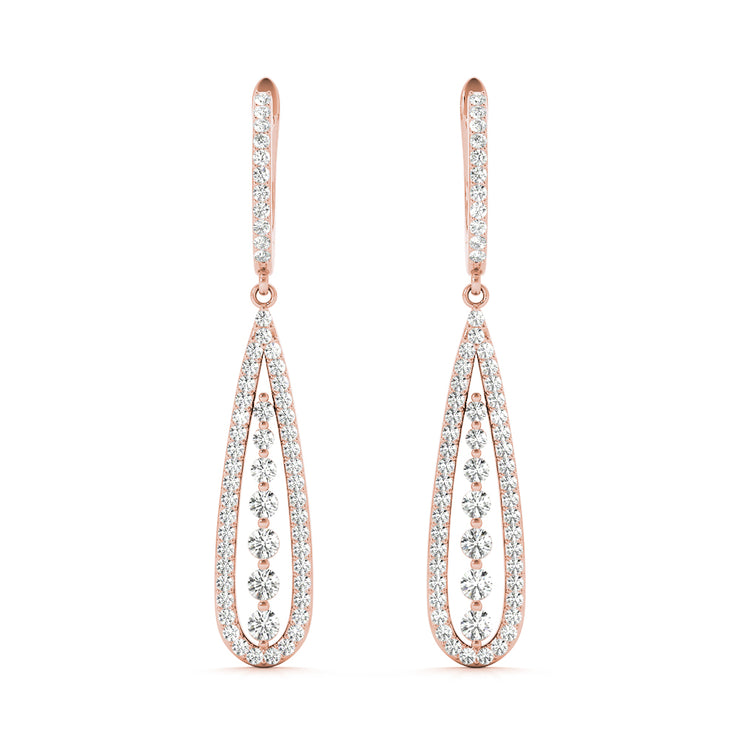 Lennox Chandelier Lab Grown Diamond Earrings