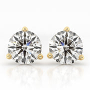 Martini Ice stud earrings - Yellow Gold 0.75 carat diamond